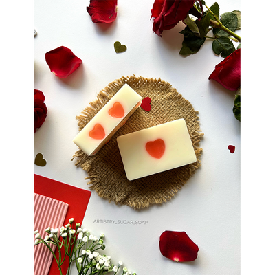 "I LOVE YOU" Heart Soap