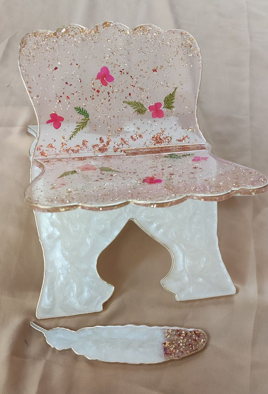 Rehal Book Reading Stand Resin Handmade Rehal Quran/bible/geeta Holy Book Stand Wedding Gift