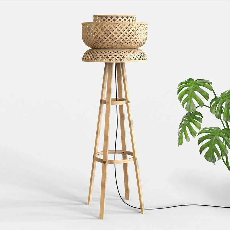 Lotus Floor Lamp By Mianzi: Nature-Inspire, Handmade, Sustainable