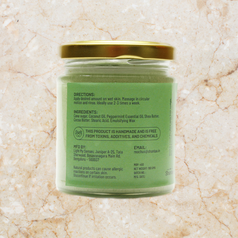 Misty Mint Face and Body Scrub (Handmade by Shantae)
